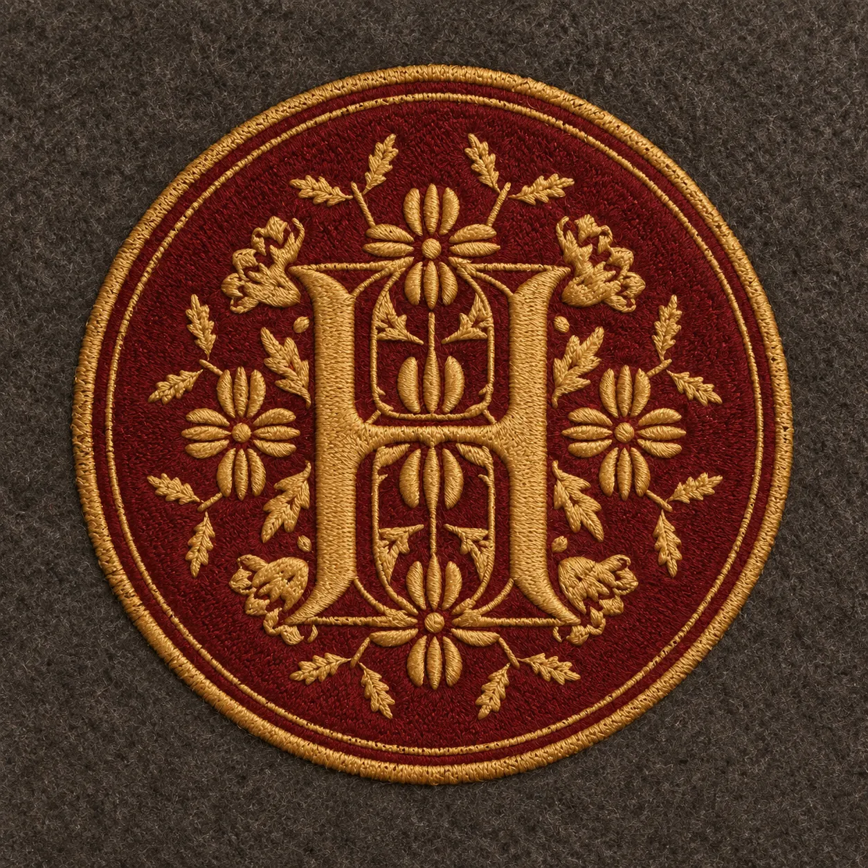Crest visualization: embroidered patch