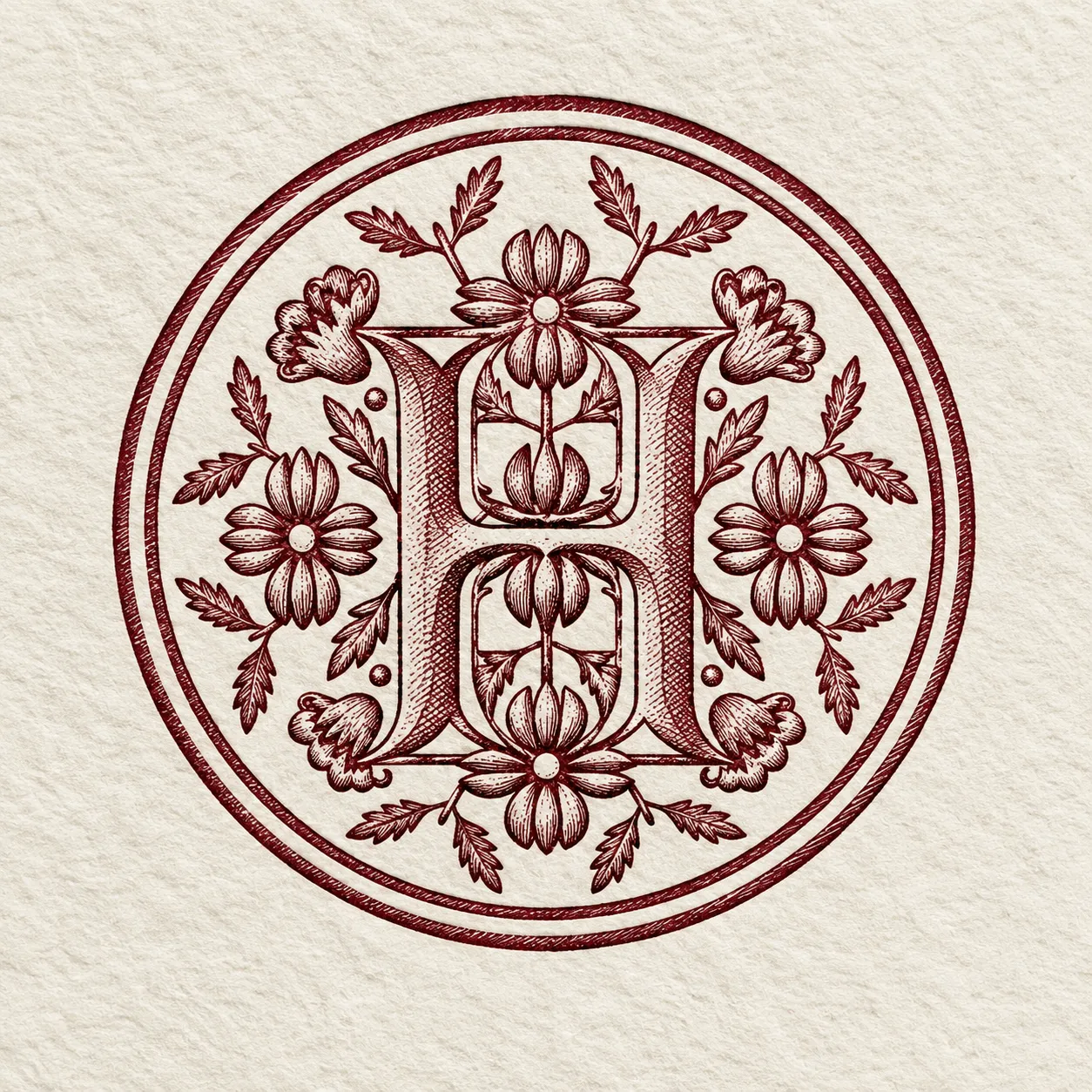 Crest visualization: engraved letterpress