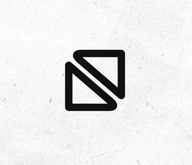 Saddler and Lacquer pair mark: two triangles joined into a square